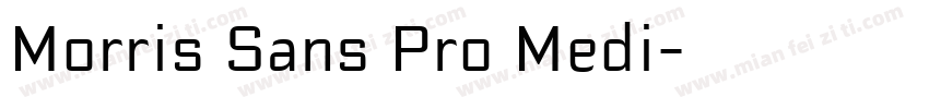 Morris Sans Pro Medi字体转换
